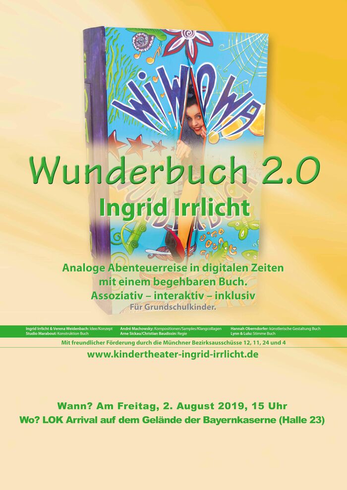 Plakat zur Veranstaltung: Wunderbuch 2.0
