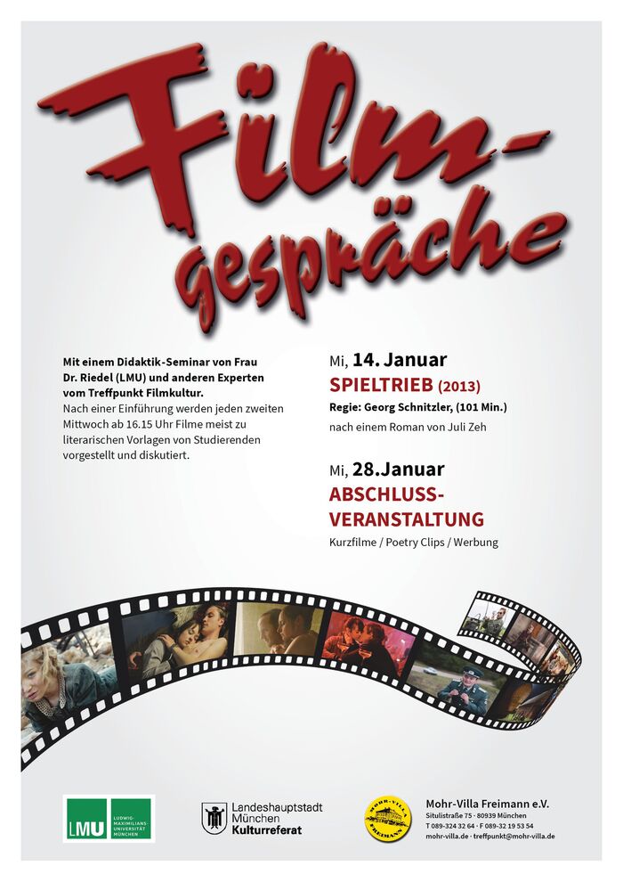 Plakat zur Veranstaltung: Spieltrieb