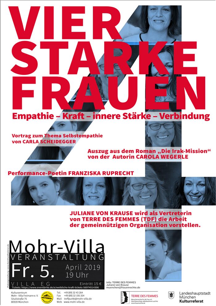 Plakat zur Veranstaltung: Vier starke Frauen