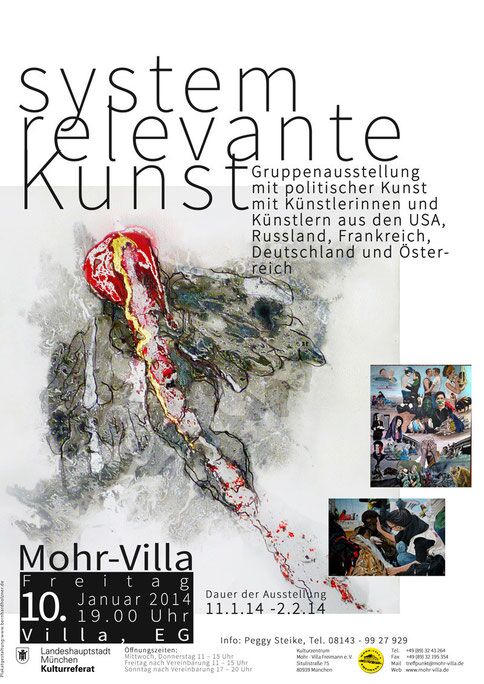 Plakat zur Veranstaltung: System­relevante Kunst