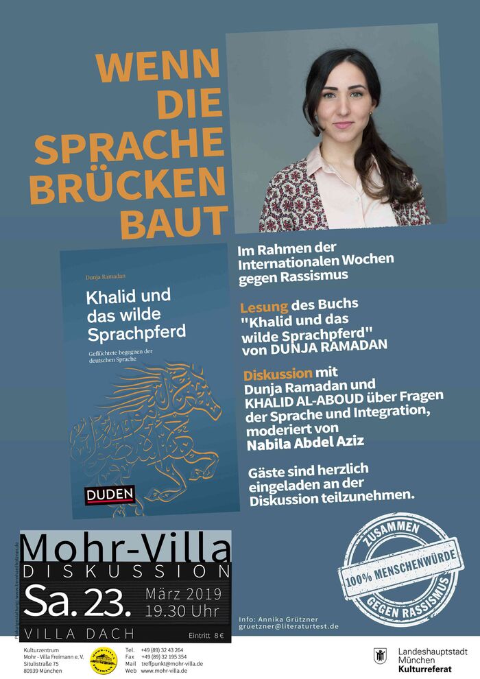 Plakat zur Veranstaltung: Wenn die Sprache Brücken baut