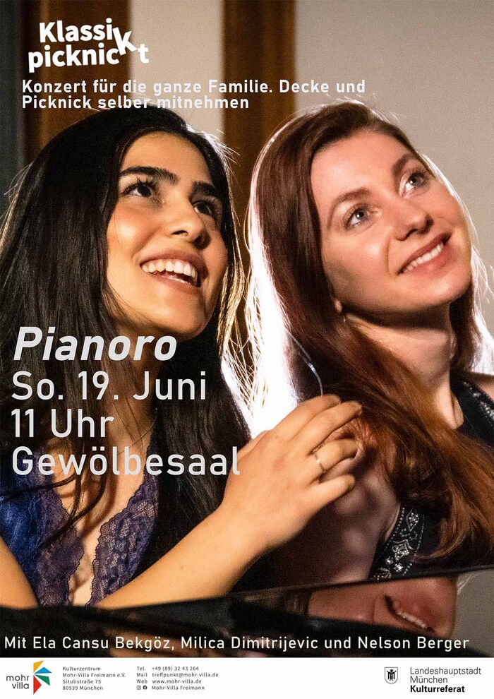 Plakat zur Veranstaltung: Klassik picknickt: Pianoro