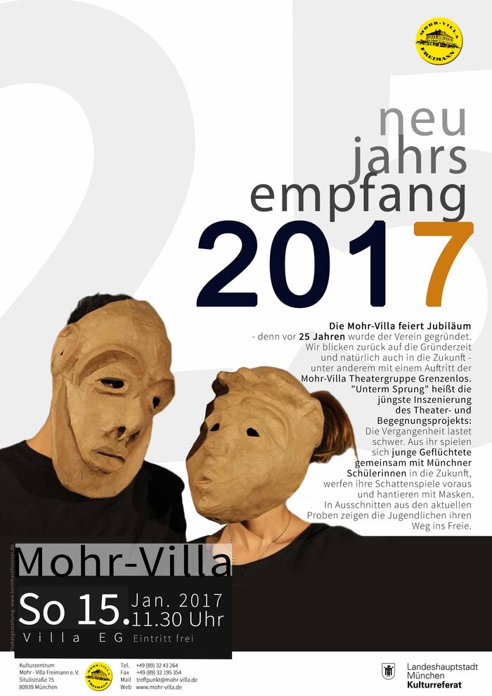 Plakat zur Veranstaltung: Neujahrsempfang 2017