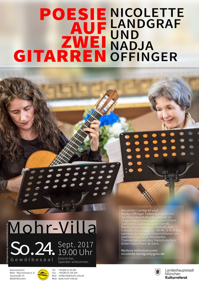 Plakat zur Veranstaltung: Poetische Gitarren