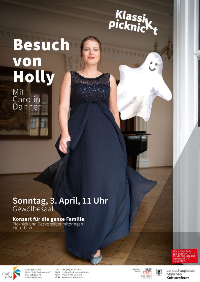 Plakat zur Veranstaltung: Klassik picknickt: Besuch von Holly