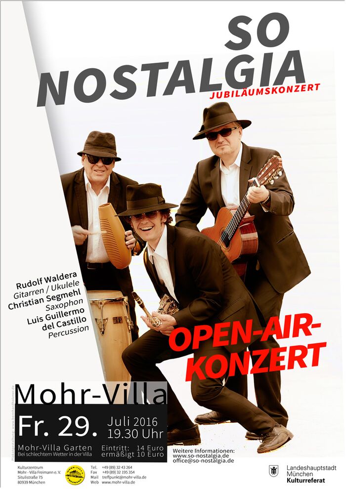 Plakat zur Veranstaltung: So Nostalgia