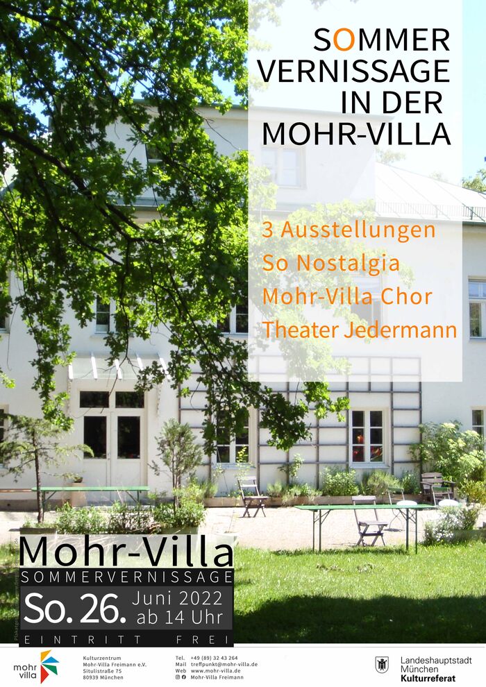 Plakat zur Veranstaltung: Sommervernissage