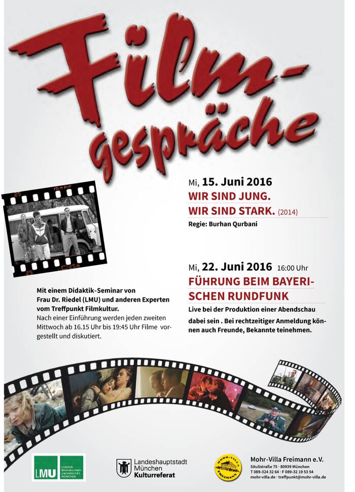 Plakat zur Veranstaltung: Führung beim Bayerischen Rundfunk
