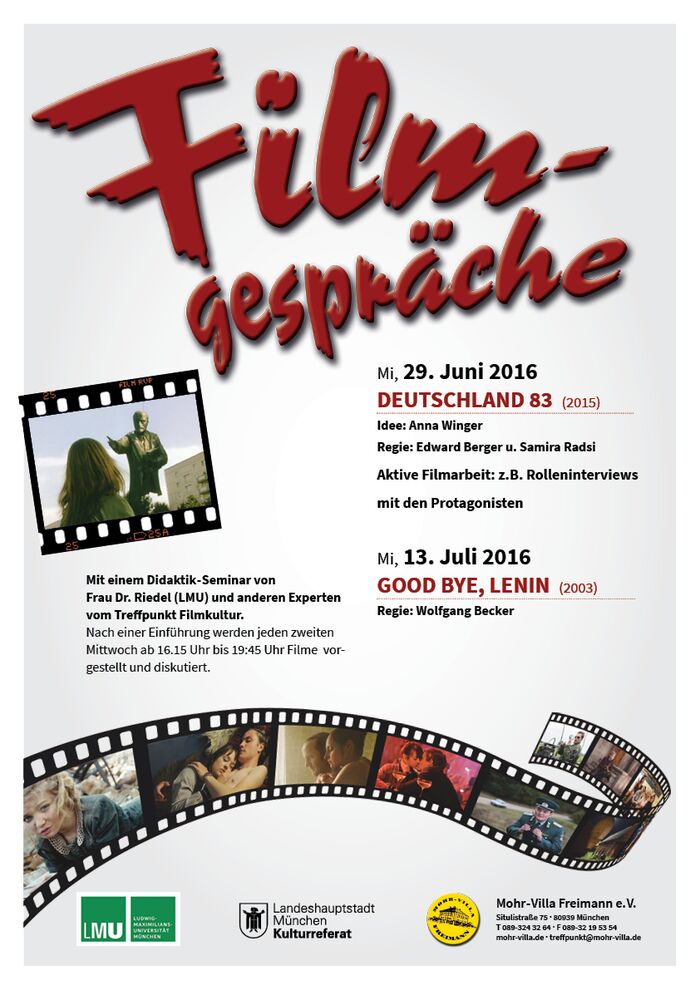 Plakat zur Veranstaltung: Good Bye, Lenin!