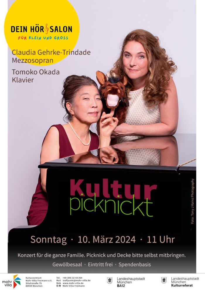 Plakat zur Veranstaltung: Kultur picknickt: Frühling im Hörsalon