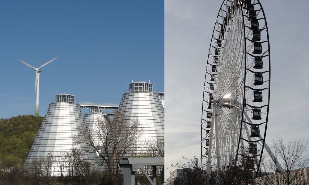 Zwischen Windrad und Riesenrad