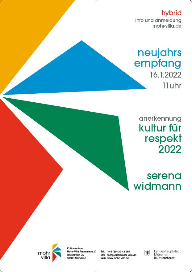 Plakat zur Veranstaltung: Neujahrsempfang 2022