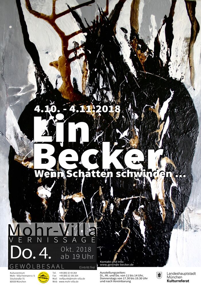 Plakat zur Veranstaltung: "Wenn Schatten schwinden..."