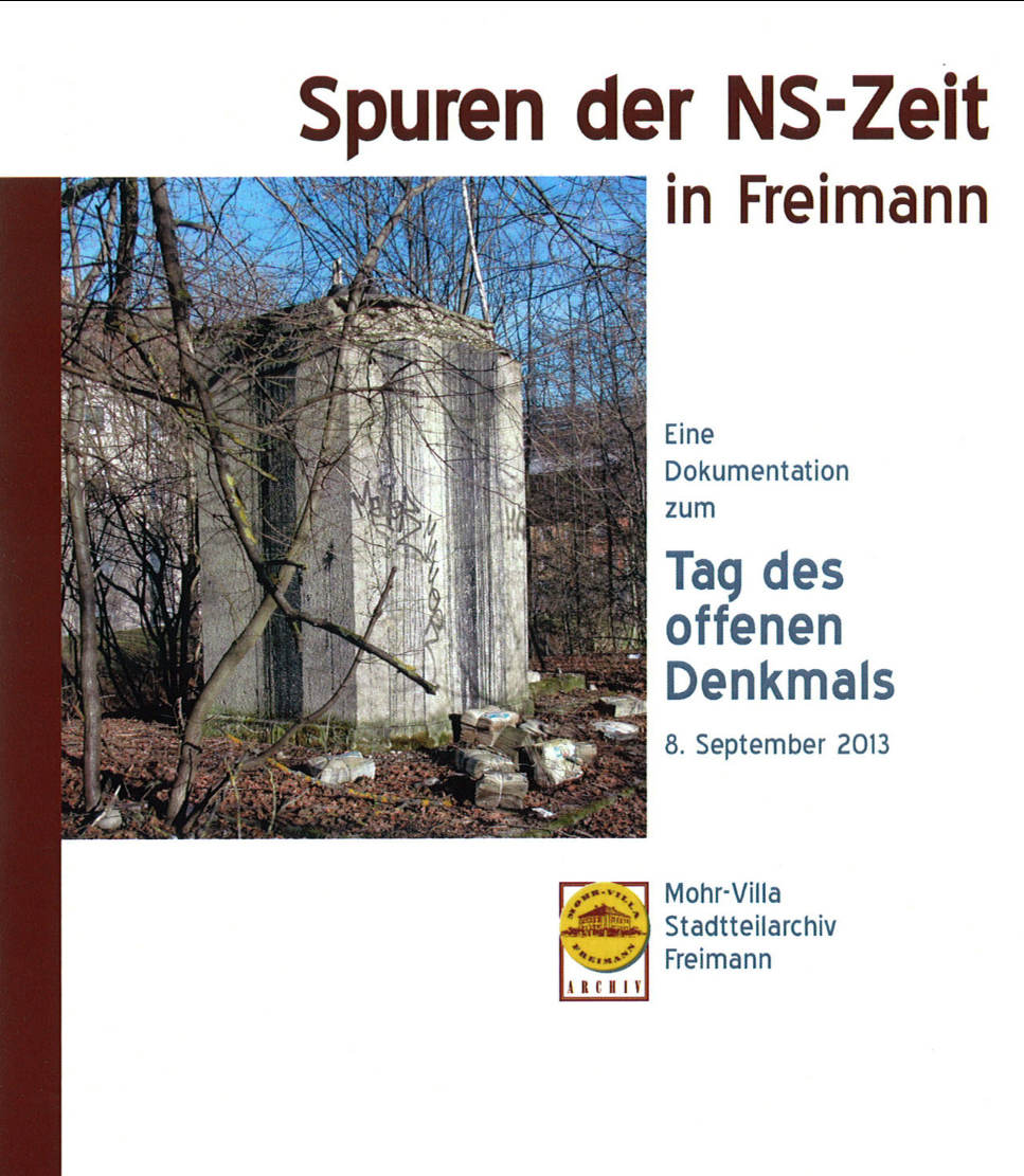 Buchcover: Spuren der NS-Zeit in Freimann