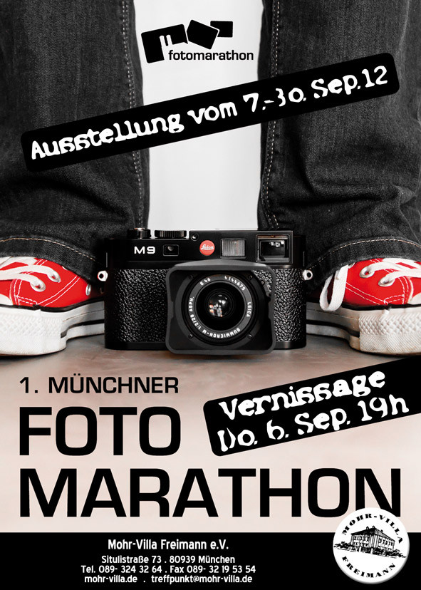 Plakat zur Veranstaltung: 1. Münchner Fotomarathon