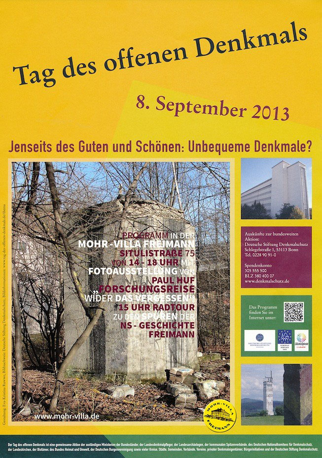 Plakat zur Veranstaltung: Tag des offenen Denkmals