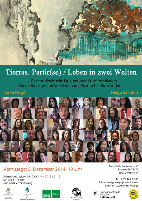 Plakat zur Veranstaltung: Tierras, Partir(se)/ Leben in zwei Welten