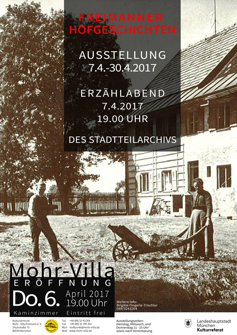 Plakat zur Veranstaltung: Freimanner Hofgeschichten
