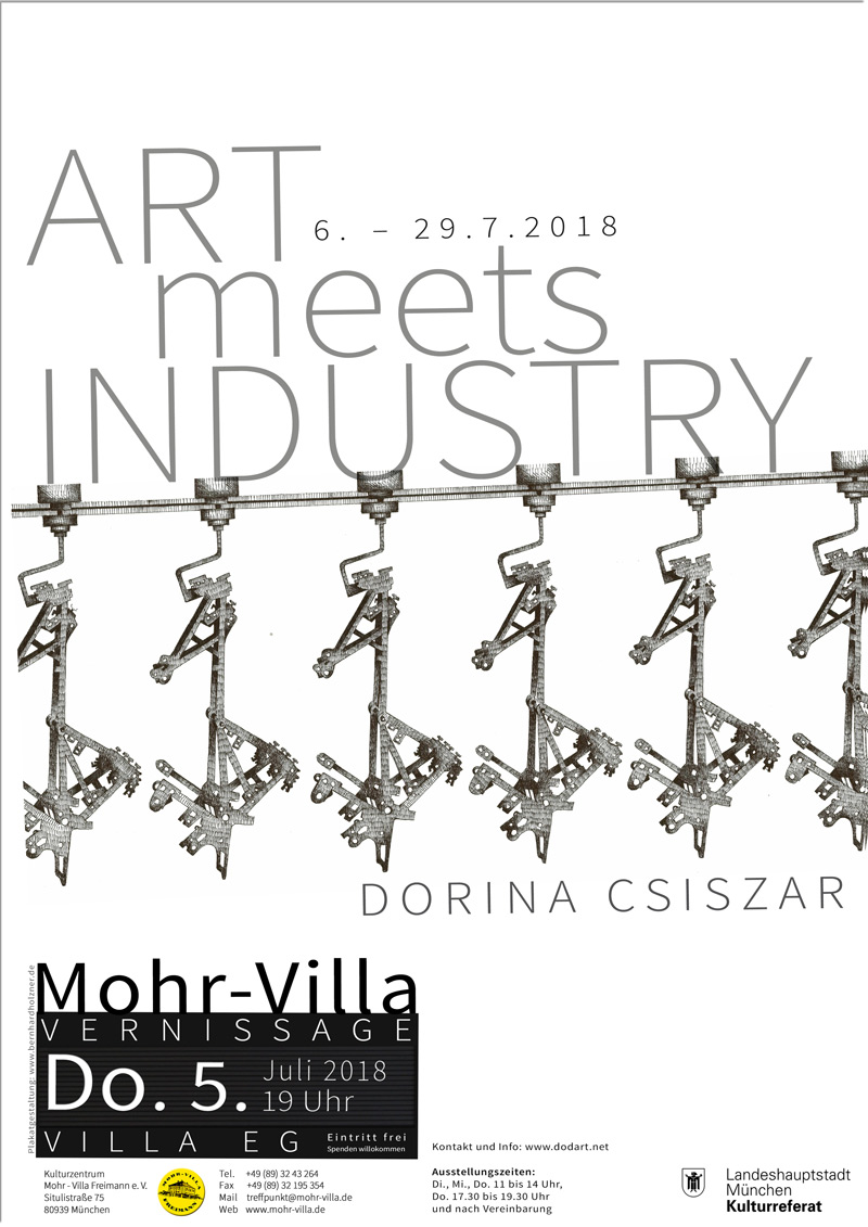 Plakat zur Veranstaltung: Art meets Industry