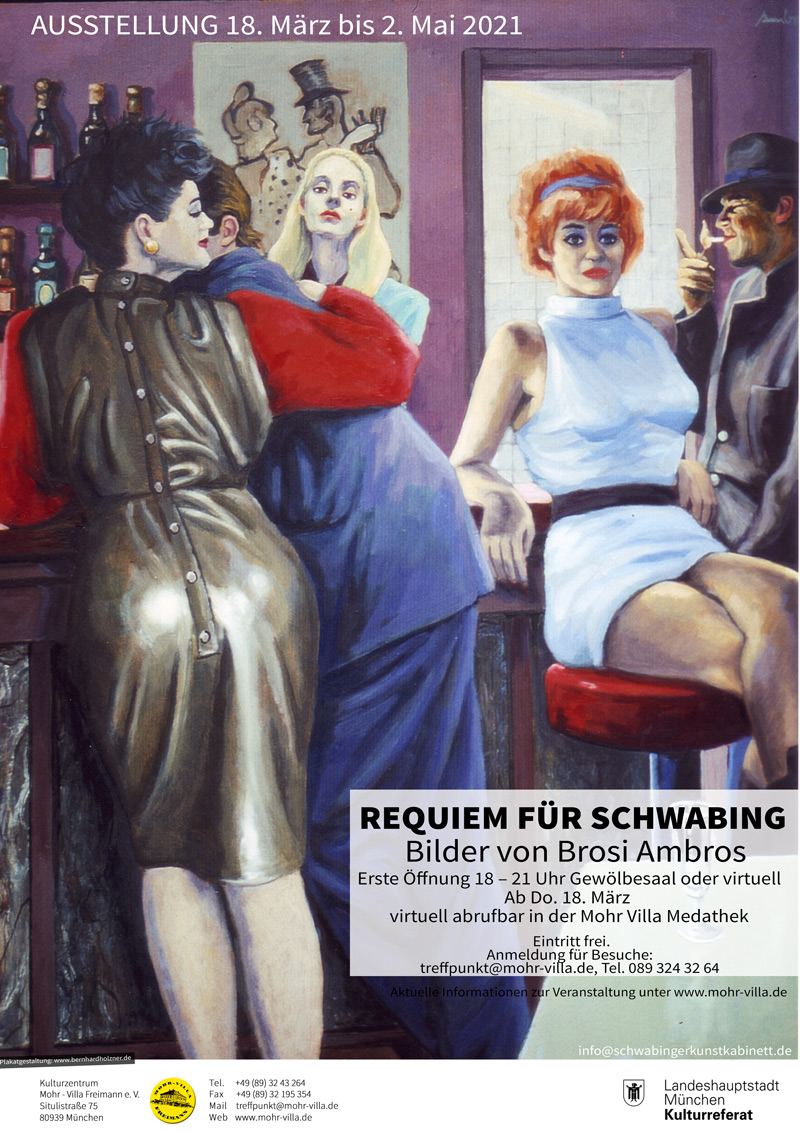 Plakat zur Veranstaltung: Requiem für Schwabing