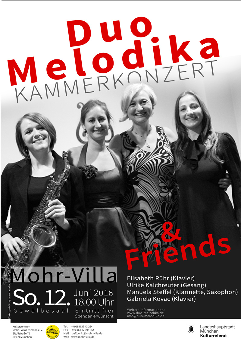Plakat zur Veranstaltung: Duo Melodica