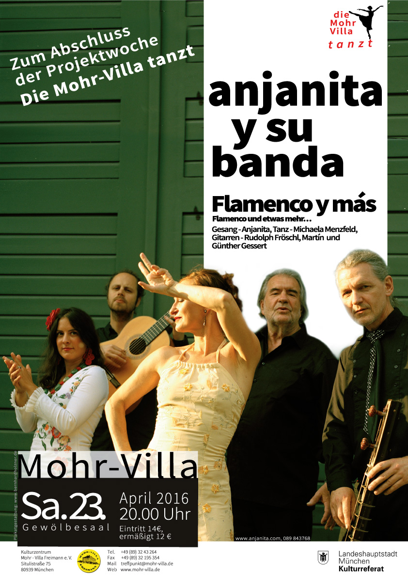 Plakat zur Veranstaltung: anjanita y su banda