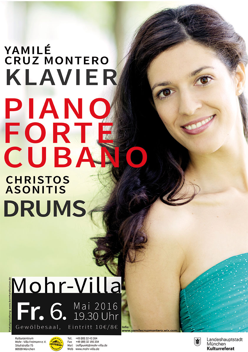 Plakat zur Veranstaltung: Piano forte Cubano