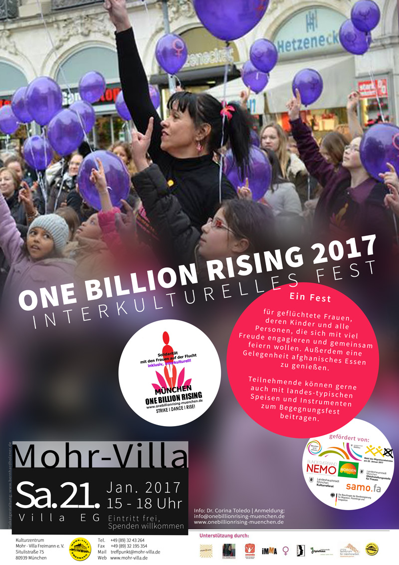 Plakat zur Veranstaltung: One Billion Rising 2017