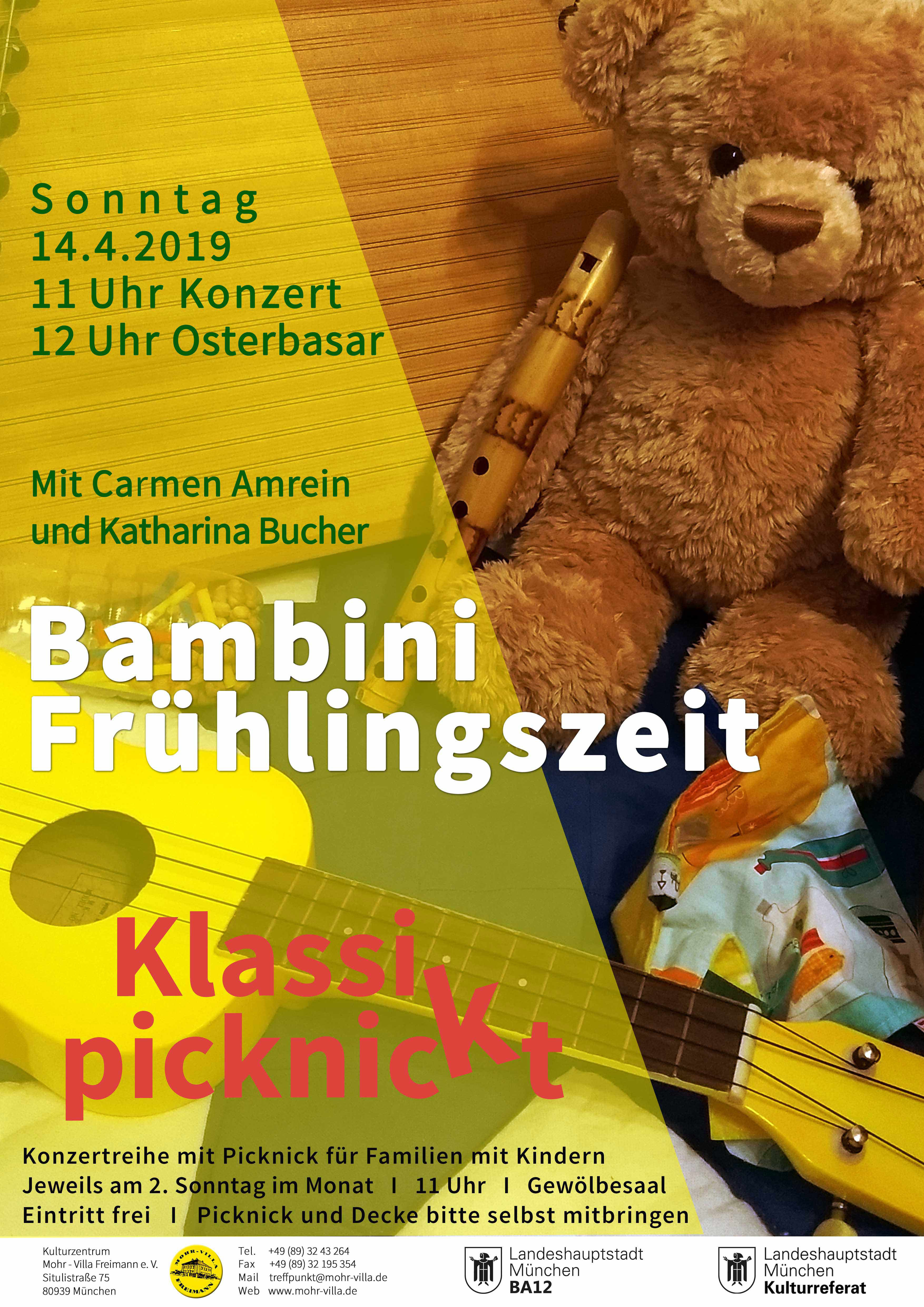 Plakat zur Veranstaltung: Bambini Frühlingszeit