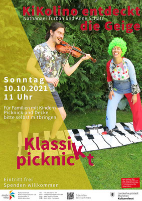 Plakat zur Veranstaltung: KiKolino entdeckt die Geige