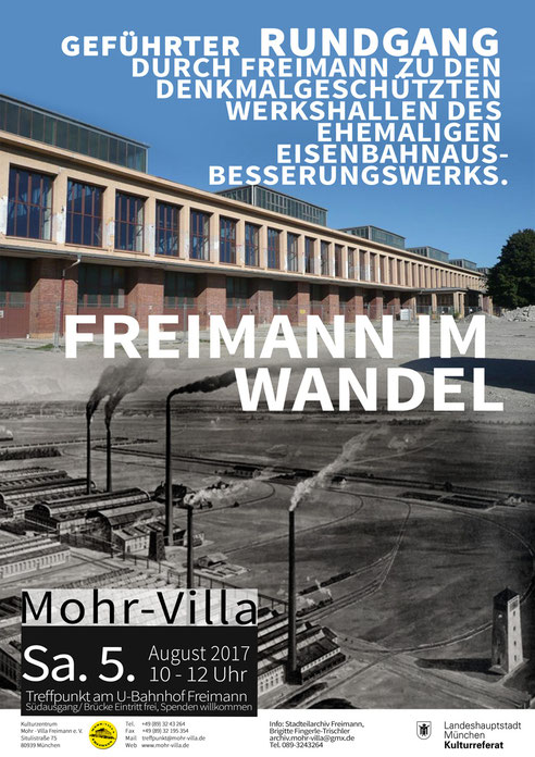 Plakat zur Veranstaltung: Freimann im Wandel