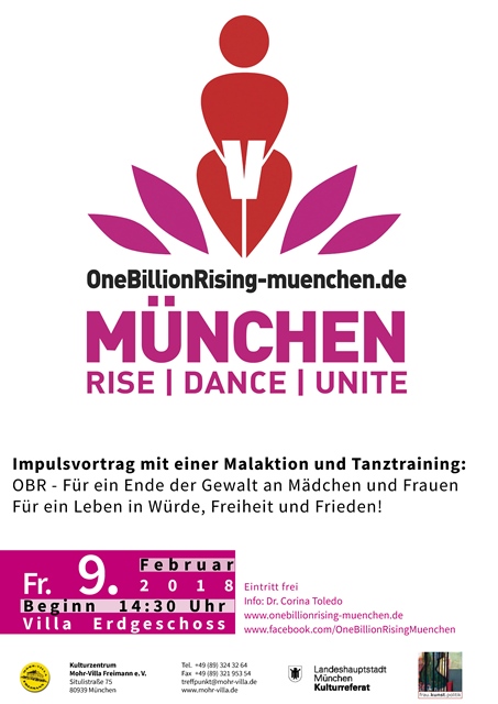 Plakat zur Veranstaltung: One Billion Rising 2018