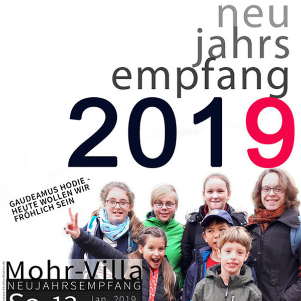 Veranstaltung Mohr-Villa: Neujahrsempfang 2019