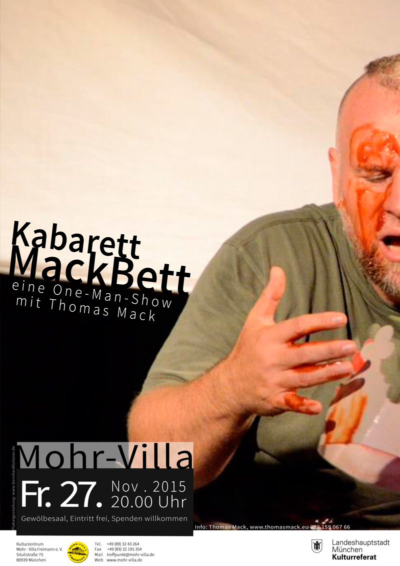 Plakat zur Veranstaltung: MackBett