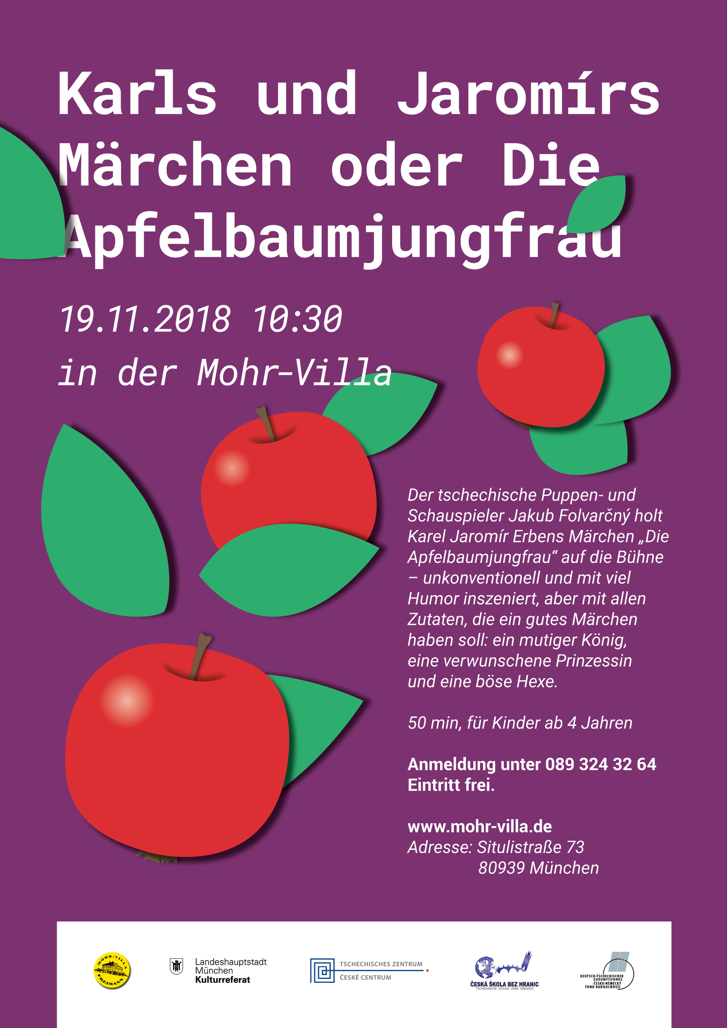 Plakat zur Veranstaltung: Die Apfelbaumjungfrau