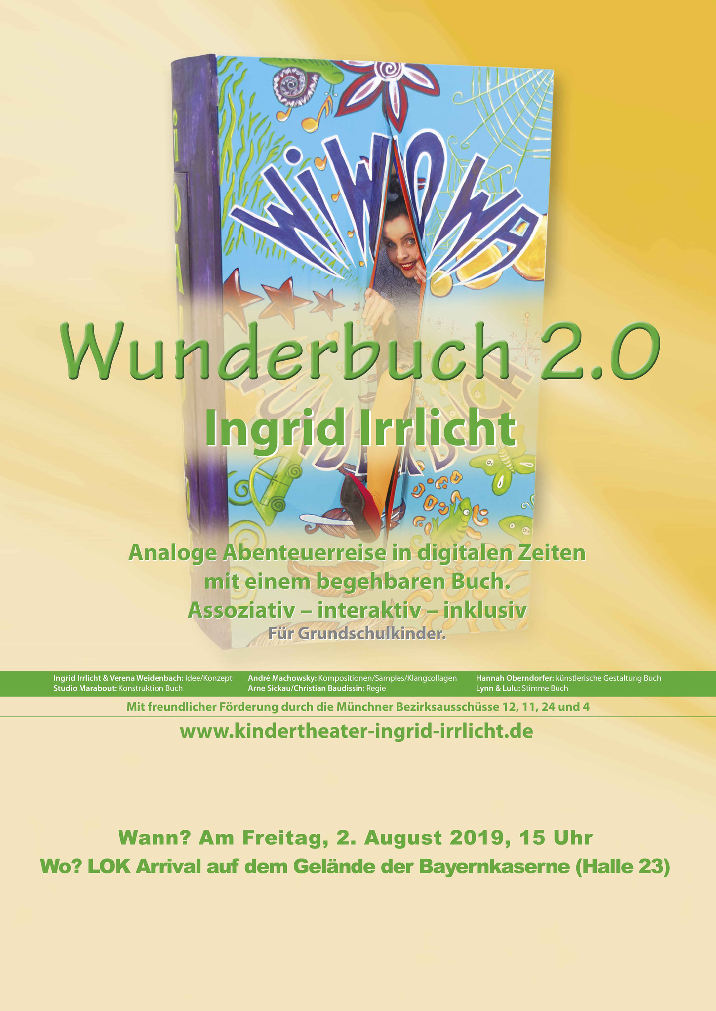 Plakat zur Veranstaltung: Wunderbuch 2.0